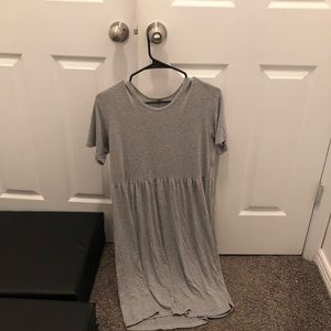 Urban outfitters loose grey peplum dress